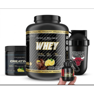 Muscle Balance Nutrition Whey Protein 1400g 50 Servings saklama kabı ve shakır hediyeli