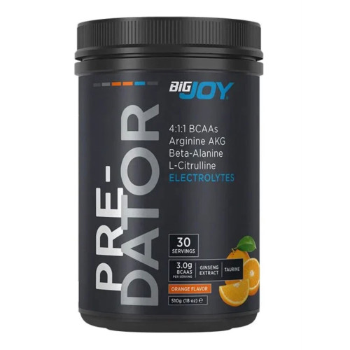 BigJoy Sports Predator Pre-Workout 510 g (Portakal Aromalı) BigJoy Sports Predator Pre-Workout 510 g (Portakal Aromalı)