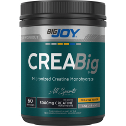 BİG JOY CREABİG Mikronize Kreatin Tozu 420g BİG JOY CREABİG Mikronize Kreatin Tozu 420g